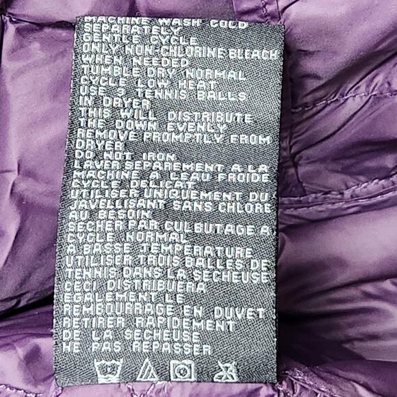 Steve Madden Puffer Jacket Womens Large Black Hooded Long Quilted Down Coat - Picture 12 of 12